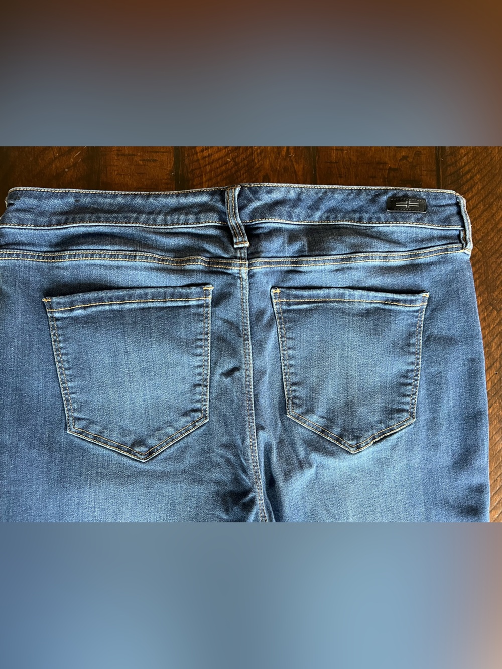 Liverpool L.A. The Crop Cuffed Jeans Women’s 16/33 Dark Wash Stretch Denim - Picture 6 of 11